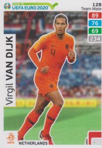 Adrenalyn XL Road to UEFA EURO 2020 #128 Virgil van Dijk (Netherlands) - Team Mate