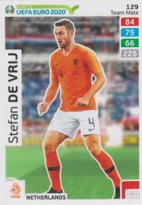 Adrenalyn XL Road to UEFA EURO 2020 #129 Stefan de Vrij (Netherlands) - Team Mate