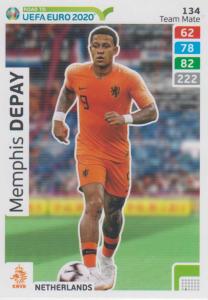 Adrenalyn XL Road to UEFA EURO 2020 #134 Memphis Depay (Netherlands) - Team Mate