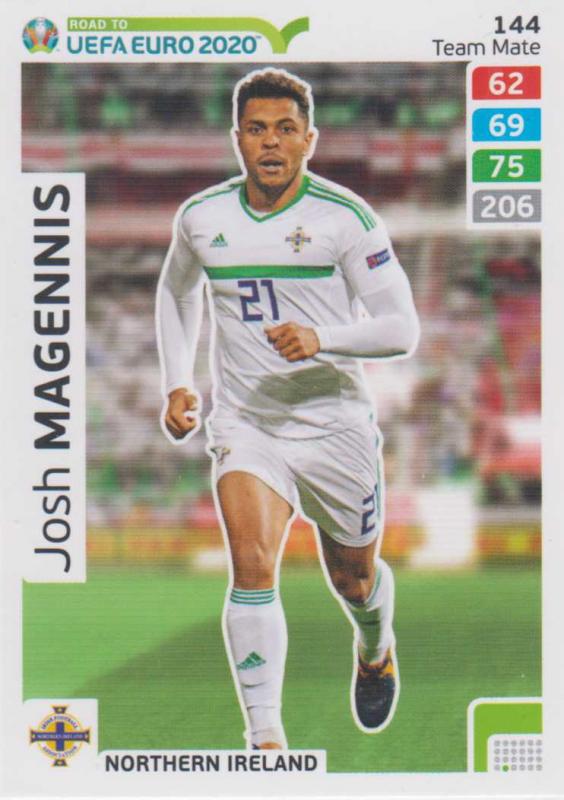 Adrenalyn XL Road to UEFA EURO 2020 #144 Josh Magennis (Northern Ireland) - Team Mate