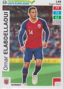 Adrenalyn XL Road to UEFA EURO 2020 #148 Omar Elabdellaoui (Norway) - Team Mate