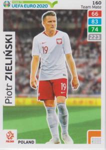 Adrenalyn XL Road to UEFA EURO 2020 #160 Piotr Zieliński (Poland) - Team Mate