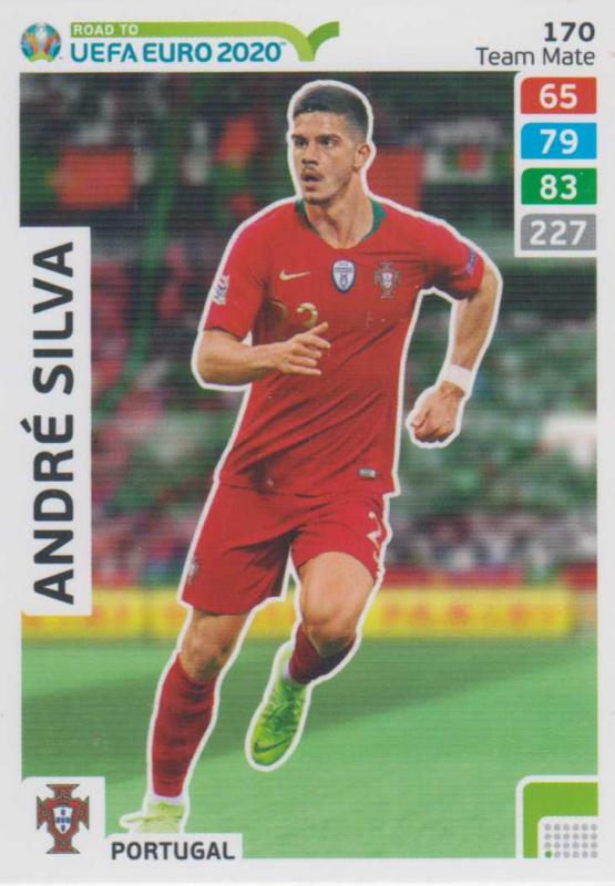 Adrenalyn XL Road to UEFA EURO 2020 #170 André Silva (Portugal) - Team Mate