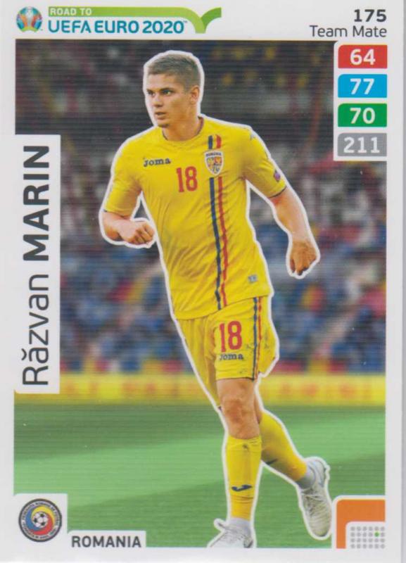 Adrenalyn XL Road to UEFA EURO 2020 #175 Răzvan Marin (Romania) - Team Mate