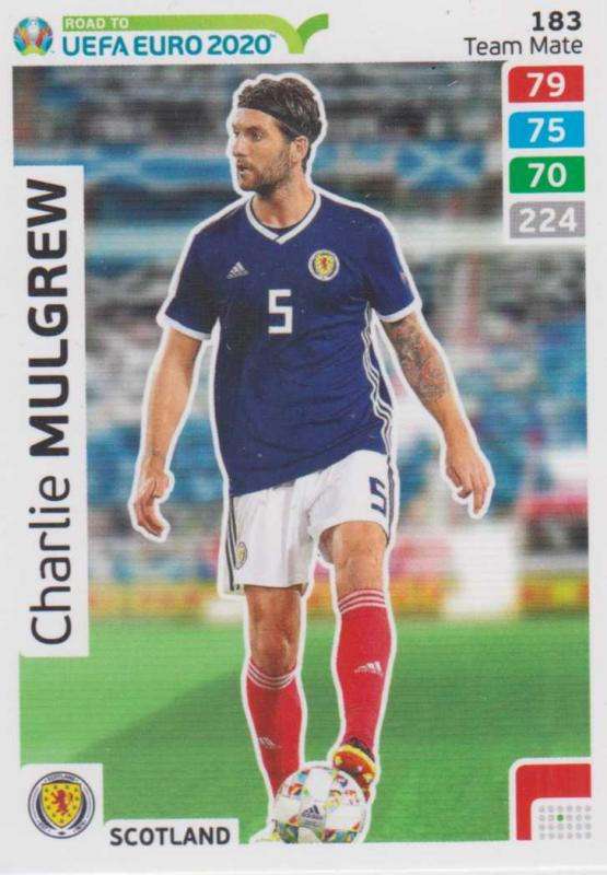 Adrenalyn XL Road to UEFA EURO 2020 #183 Charlie Mulgrew (Scotland) - Team Mate