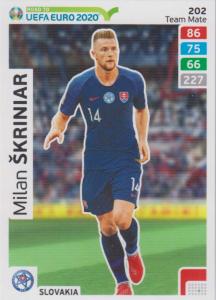 Adrenalyn XL Road to UEFA EURO 2020 #202 Milan Škriniar (Slovakia) - Team Mate