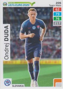 Adrenalyn XL Road to UEFA EURO 2020 #205 Ondrej Duda (Slovakia) - Team Mate