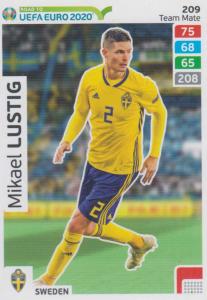 Adrenalyn XL Road to UEFA EURO 2020 #209 Mikael Lustig (Sweden) - Team Mate