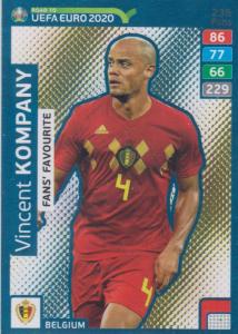 Adrenalyn XL Road to UEFA EURO 2020 #235 Vincent Kompany (Belgium) - Fans' Favourite