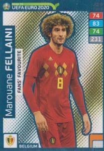 Adrenalyn XL Road to UEFA EURO 2020 #236 Marouane Fellaini (Belgium) - Fans' Favourite