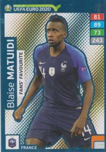 Adrenalyn XL Road to UEFA EURO 2020 #249 Blaise Matuidi (France) - Fans' Favourite