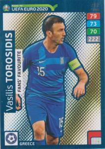 Adrenalyn XL Road to UEFA EURO 2020 #252 Vasilis Torosidis (Greece) - Fans' Favourite