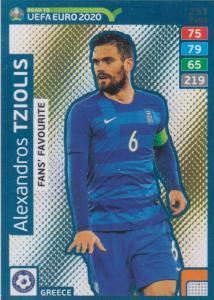 Adrenalyn XL Road to UEFA EURO 2020 #253 Alexandros Tziolis (Greece) - Fans' Favourite