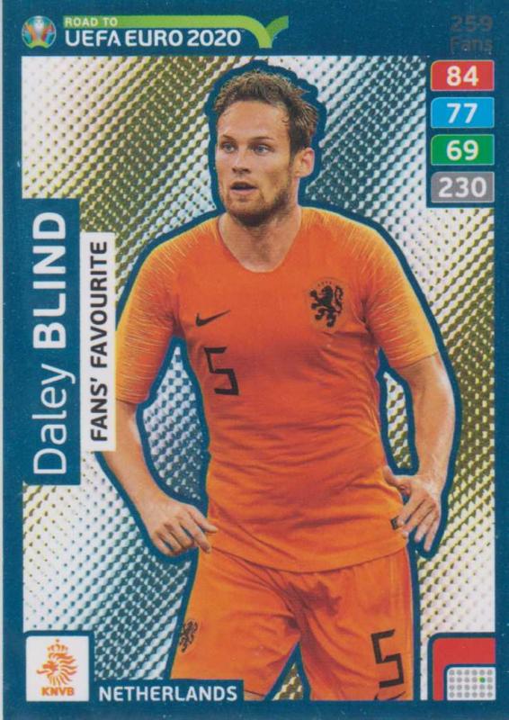 Adrenalyn XL Road to UEFA EURO 2020 #259 Daley Blind (Netherlands) - Fans' Favourite