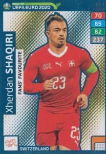 Adrenalyn XL Road to UEFA EURO 2020 #272 Xherdan Shaqiri (Switzerland) - Fans' Favourite