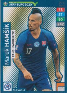 Adrenalyn XL Road to UEFA EURO 2020 #274 Marek Hamšík (Slovakia) - Fans' Favourite