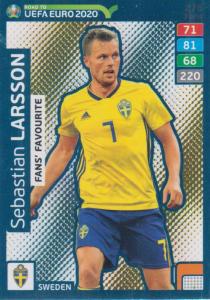 Adrenalyn XL Road to UEFA EURO 2020 #276 Sebastian Larsson (Sweden) - Fans' Favourite