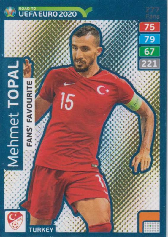 Adrenalyn XL Road to UEFA EURO 2020 #277 Mehmet Topal (Turkey) - Fans' Favourite