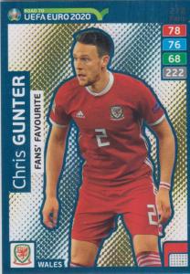Adrenalyn XL Road to UEFA EURO 2020 #278 Chris Gunter (Wales) - Fans' Favourite