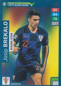 Adrenalyn XL Road to UEFA EURO 2020 #280 Josip Brekalo (Croatia) - Rising Star