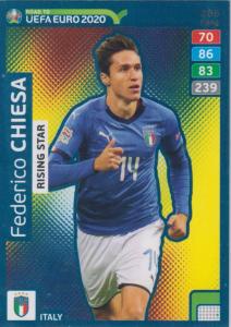Adrenalyn XL Road to UEFA EURO 2020 #286 Federico Chiesa (Italy) - Rising Star