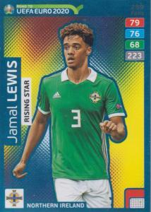 Adrenalyn XL Road to UEFA EURO 2020 #289 Jamal Lewis (Northern Ireland) - Rising Star