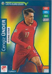 Adrenalyn XL Road to UEFA EURO 2020 #295 Cengiz Ünder (Turkey) - Rising Star