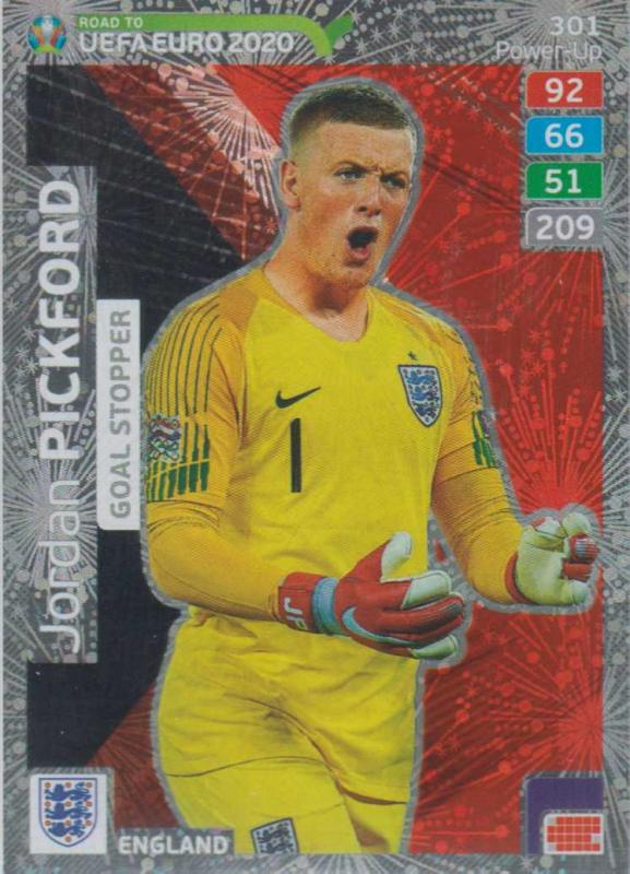 Adrenalyn XL Road to UEFA EURO 2020 #301 Jordan Pickford (England) - Goal Stopper