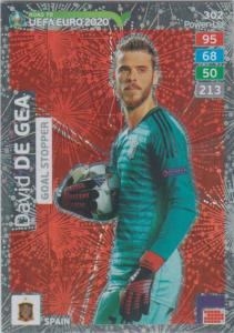 Adrenalyn XL Road to UEFA EURO 2020 #302 Davd De Gea (Spain) - Goal Stopper
