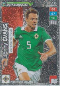 Adrenalyn XL Road to UEFA EURO 2020 #311 Jonny Evans (Northern Ireland) - Defensive Rock