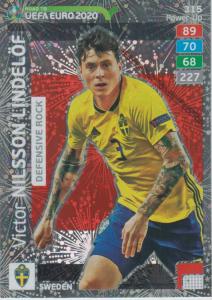Adrenalyn XL Road to UEFA EURO 2020 #315 Victor Nilsson Lindelöf (Sweden) - Defensive Rock