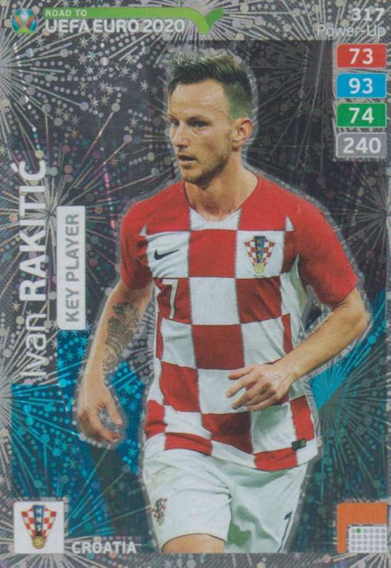 Adrenalyn XL Road to UEFA EURO 2020 #317 Ivan Rakitić (Croatia) - Key Player