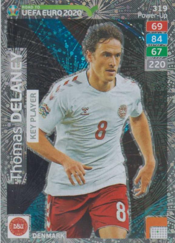 Adrenalyn XL Road to UEFA EURO 2020 #319 Thomas Delaney (Denmark) - Key Player