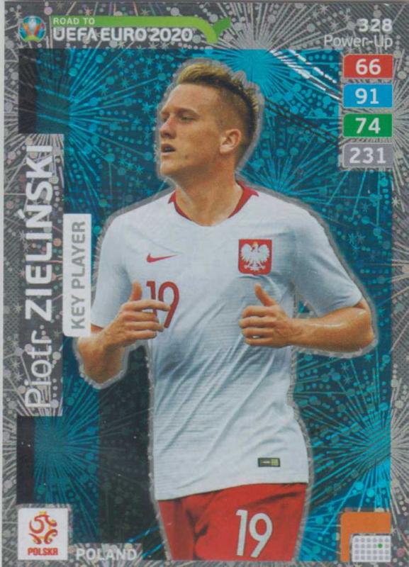 Adrenalyn XL Road to UEFA EURO 2020 #328 Piotr Zieliński (Poland) - Key Player
