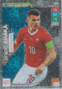 Adrenalyn XL Road to UEFA EURO 2020 #329 Granit Xhaka (Switzerland) - Key Player