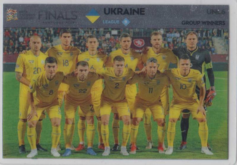 Adrenalyn XL Road to UEFA EURO 2020 UNL6 Team Photo (Ukraine - UEFA Nations League
