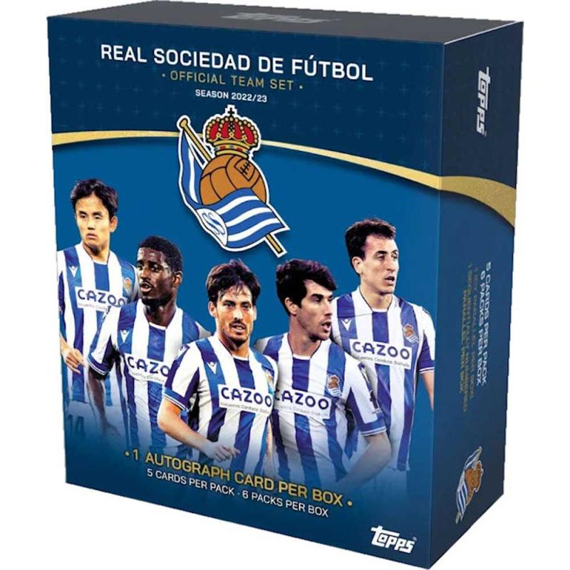 Sealed Box 2022-23 Topps Real Sociedad de Fútbol Team Set [Without Hanger]