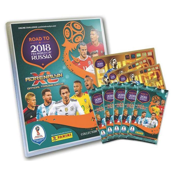 1st Mega Starter Pack, Panini Adrenalyn XL Road to World Cup Russia 2018