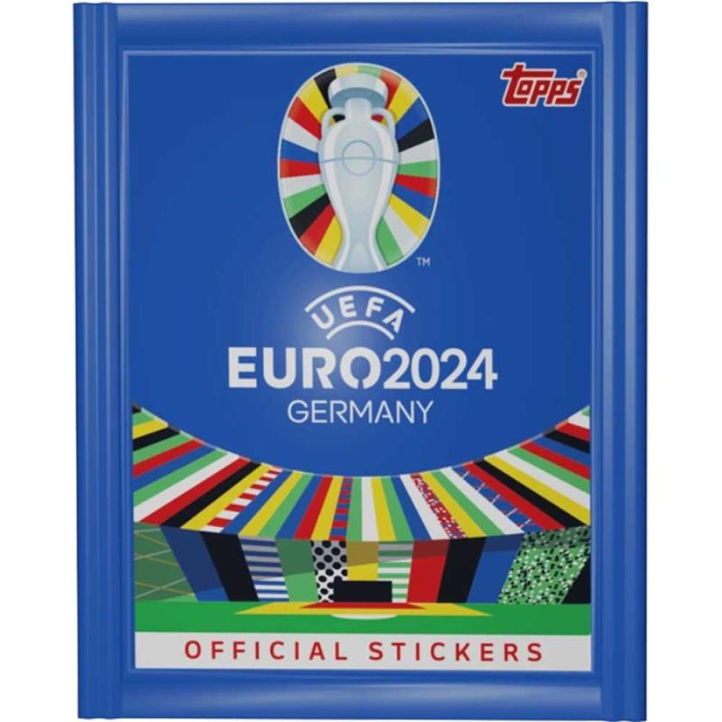 Paket - Topps EURO 2024 Stickers (Klisterbilder)