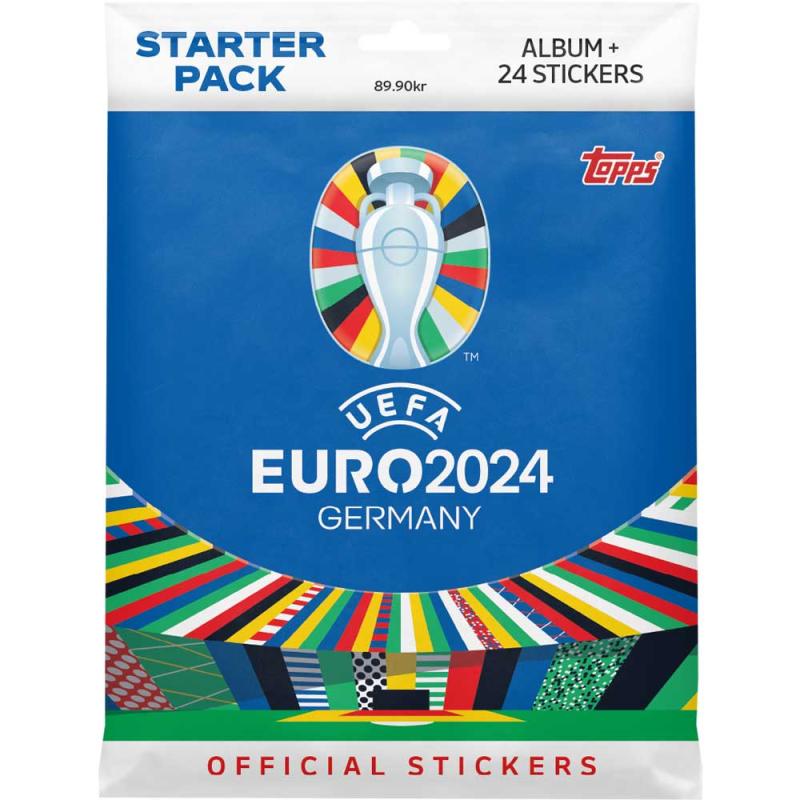 Starter Pack - Topps EURO 2024 Stickers (Klisterbilder)
