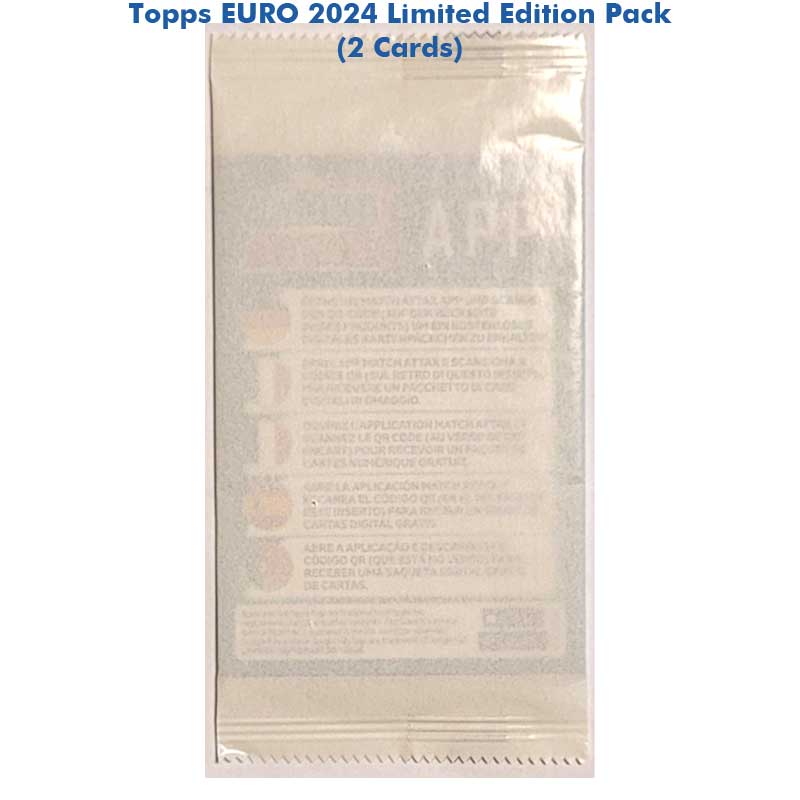 1st Limited Edition-paket - 2024 Topps EURO Match Attax [2st Limited Edition-kort]
