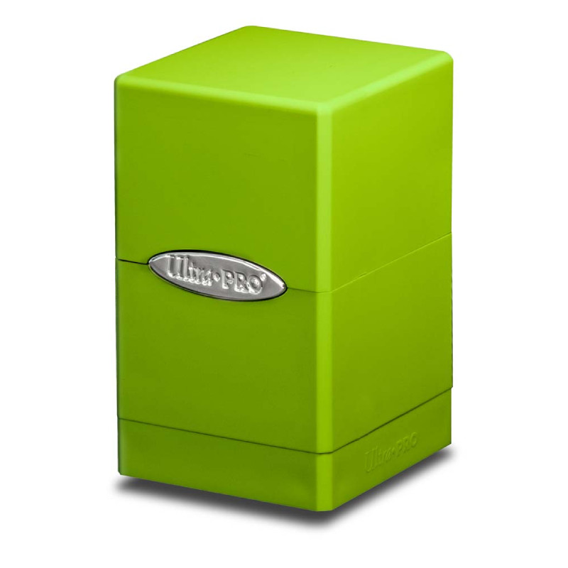 Satin Tower, Lime Green, Ultra Pro (Deck Box)