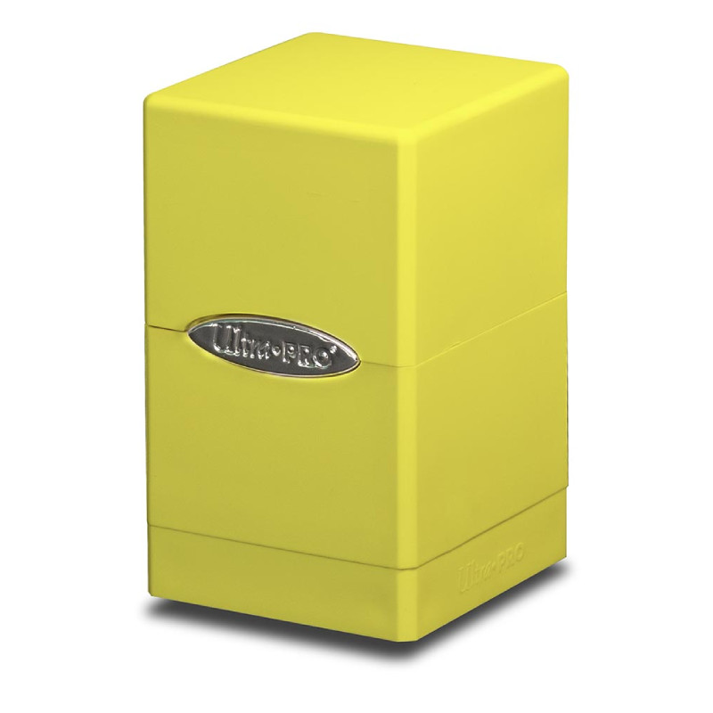 Satin Tower, Bright Yellow, Ultra Pro (Deck Box)