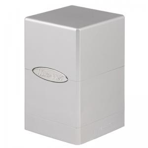 Satin Tower, Metallic Silver, Ultra Pro (Deck Box)