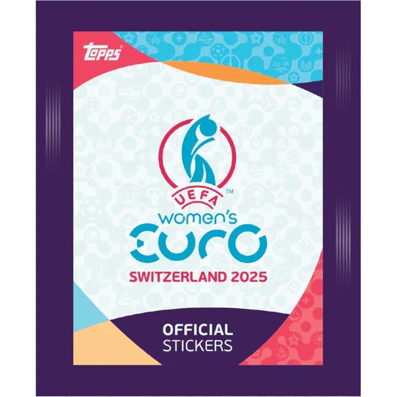 PREVIEW: 1 Pack 2025 Topps Women's Euro 2025 Stickers (Sales will start when we have more info)