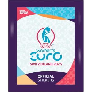 1 Pack 2025 Topps Women's Euro 2025 Stickers