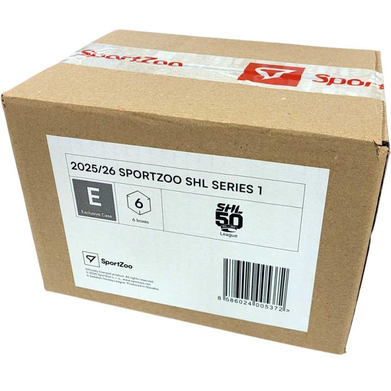 Hel Exclusive Box CASE 2025-26 SHL Svenska Hockeyligan Series 1 (6 Boxar)