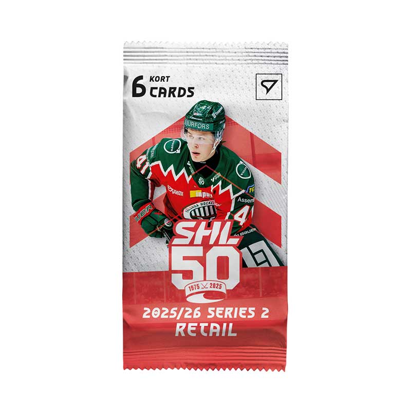 PRE-BUY: 1 Pack 2025-26 SHL Swedish Hockey League Series 2 Retail (Unknown release date)