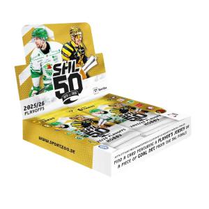 [MAX 6 PER HUSHÅLL] Hel Box 2025-26 SHL Svenska Hockeyligan Playoffs Hobby (8 Paket)