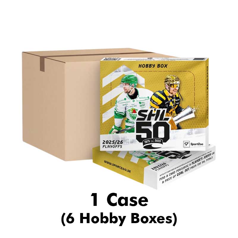 [MAX 1 PER HUSHÅLL] Hel Case (6 Boxar) 2025-26 SHL Svenska Hockeyligan Playoffs Hobby